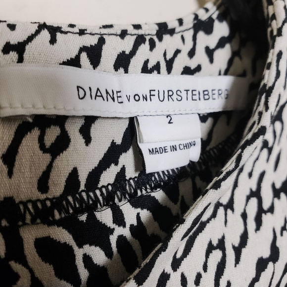 Diane Von Furstenberg Animal Print Mini Dress - Picture 6 of 9